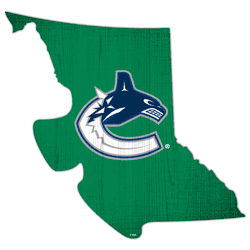 Vancouver Canucks Team Color Logo State Sign