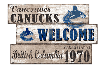 Vancouver Canucks Welcome 3 Plank