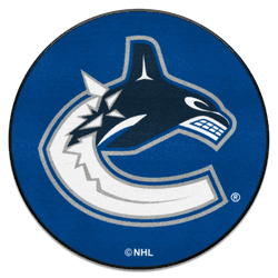 Vancouver CanucksCanucksHockey Puck Rug - 27in. Diameter