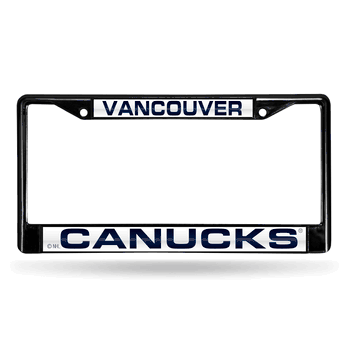 Vancouver Vancouver Canucks Black Laser Chrome Frame