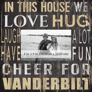 Vanderbilt Commodores 10x10 In This House Frame