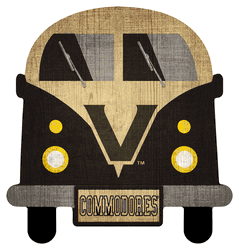 Vanderbilt Commodores 12" Team Bus Sign