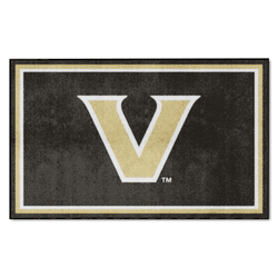Vanderbilt Commodores 4ft. x 6ft. Plush Area Rug
