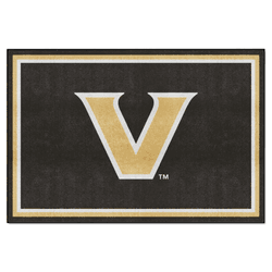 Vanderbilt Commodores 5ft. x 8 ft. Plush Area Rug