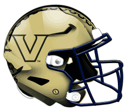 Vanderbilt Commodores Authentic Helmet Cutout 24"