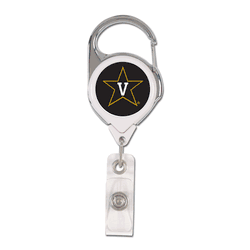Vanderbilt Commodores Badge Holder Premium Retractable