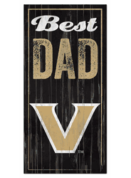 Vanderbilt Commodores Best Dad Sign