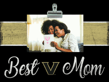 Vanderbilt Commodores Best Mom with Stripe Clip Frame
