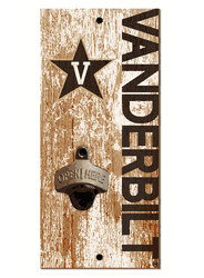 Vanderbilt Commodores Distressed Bottle Opener
