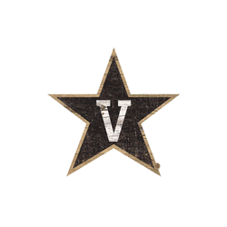 Vanderbilt Commodores Distressed Logo Cutout Sign