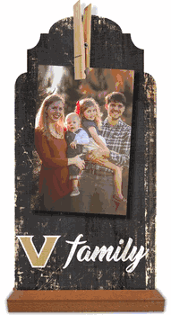 Vanderbilt Commodores Family Clothespin 6x12