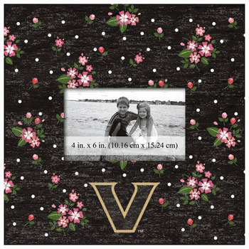 Vanderbilt Commodores Floral 10x10 Frame