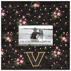 Vanderbilt Commodores Floral 10x10 Frame