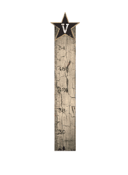 Vanderbilt Commodores Growth Chart Sign 6x36