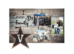 Vanderbilt Commodores I Love my Family Clip Frame