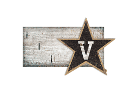 Vanderbilt Commodores Key Holder 6x12