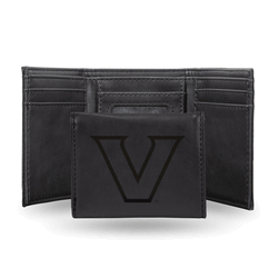 Vanderbilt Commodores  Laser Engraved Faux Leather Trifold