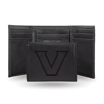 Vanderbilt Commodores  Laser Engraved Tri-Fold Wallet