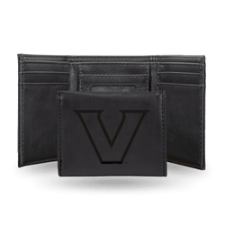 Vanderbilt Commodores  Laser Engraved Tri-Fold Wallet