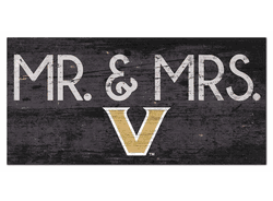 Vanderbilt Commodores Mr & Mrs Sign