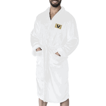Vanderbilt Commodores NCAA White Out Silk Touch Robe Large/XLarge