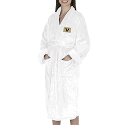 Vanderbilt Commodores NCAA White Out Silk Touch Robe Small/Medium