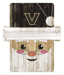 Vanderbilt Commodores Santa Ornament