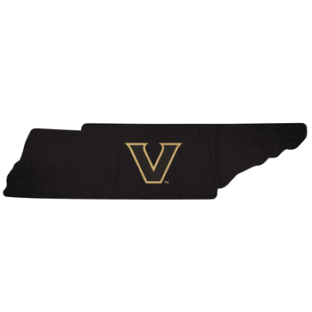 Vanderbilt Commodores Team Color Logo State Sign