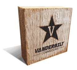 Vanderbilt Commodores Team Logo Block 6X6
