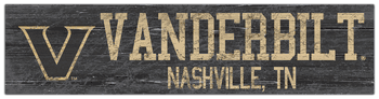 Vanderbilt Commodores Team Name Sign