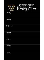 Vanderbilt Commodores Weekly Chalkboard with frame & clothespins 11x19 Sign