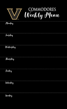 Vanderbilt Commodores Weekly Chalkboard with frame & clothespins 11x19 Sign