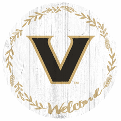 Vanderbilt Commodores Welcome 12in Circle