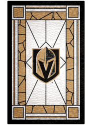 Vegas Golden Knights 11x19 Stained Glass Wood Sign