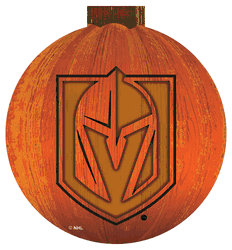 Vegas Golden Knights 12 in. Halloween Pumpkin Sign