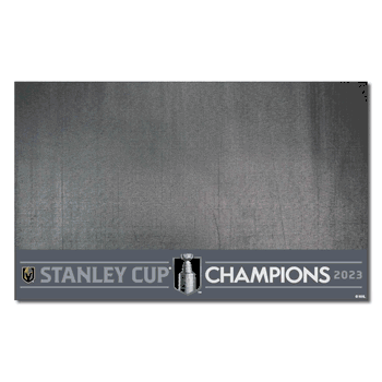 Vegas Golden Knights 2023 Stanley Cup Champions Vinyl Grill Mat - 26in. x 42in.