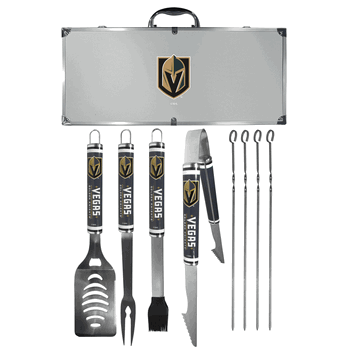 Vegas Golden Knights 8 pc Logo BBQ Set