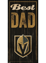 Vegas Golden Knights Best Dad 6x12 Sign