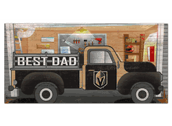Vegas Golden Knights Best Dad Truck 6x12 Sign