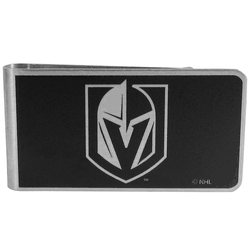 Vegas Golden Knights Black and Steel Money Clip