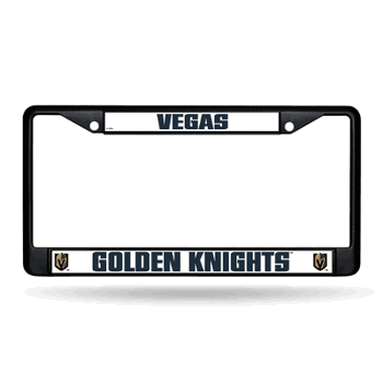 Vegas Golden Knights  Black Chrome Frame with Plastic Inserts 12