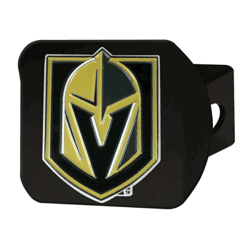 Vegas Golden Knights Black Metal Hitch Cover - 3D Color Emblem