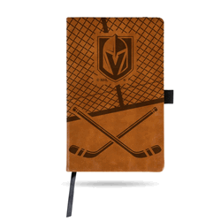 Vegas Golden Knights Brown Laser Engraved Small Notepad