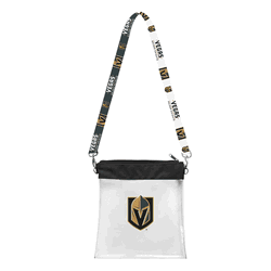 Vegas Golden Knights Clear Pattern Strap Bag