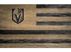 Vegas Golden Knights Distressed Flag 11x19