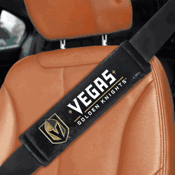 Vegas Golden Knights Embroidered Seatbelt Pad - 2 Pieces