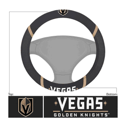 Vegas Golden Knights Embroidered Steering Wheel Cover