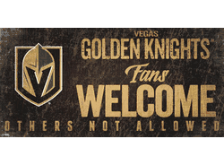 Vegas Golden Knights Fans Welcome Sign