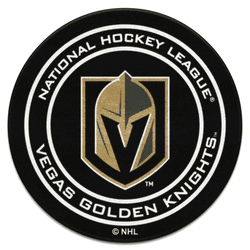 Vegas Golden Knights Hockey Puck Rug - 27in. Diameter