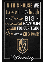 Vegas Golden Knights In This House 17x26